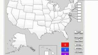 TeqSmart Interactive Electoral Map for SMART Boards