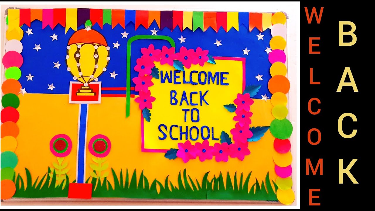 Welcome back to school bulletin board ideas /Welcome back school ...