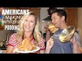 AMERICANS MAKING BRITISH FOOD (YORKSHIRE PUDDING)!!!