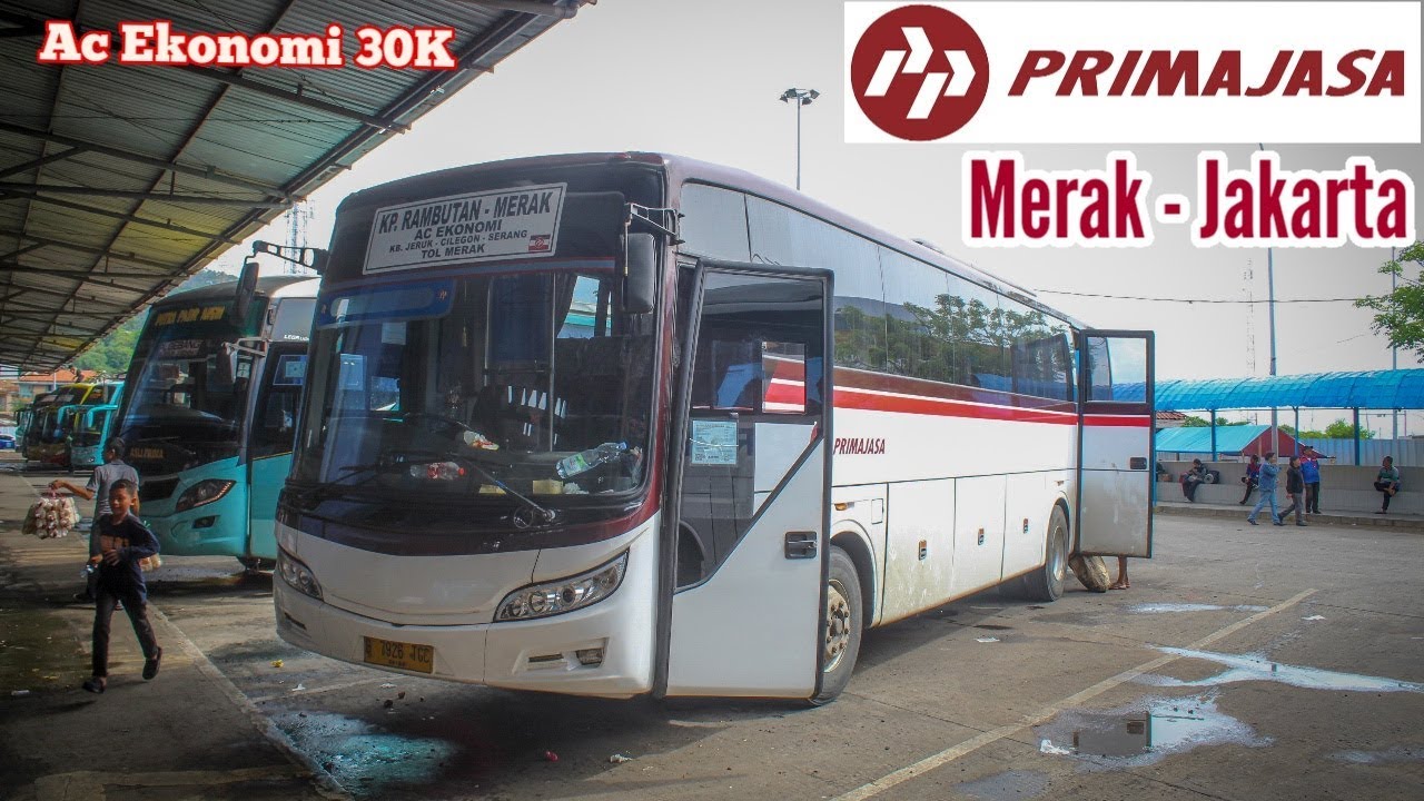 MURAH, CEPAT & TERJANGKAU Hanya 30rb || Naik Bus PRIMAJASA Merak-Jakarta