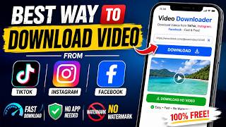 How to download video from TikTok, Facebook and Instagram | Online video downloader screenshot 5