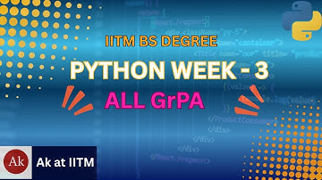 📘 IITM BS Degree | 🐍 Python Week-3 | GrPA 1–4 Solutions