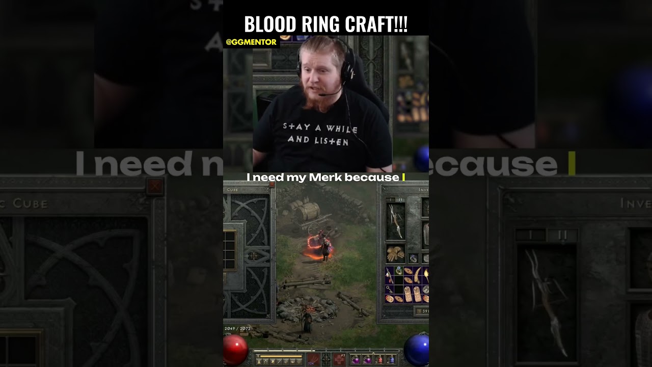 D2R RotW - Blood Ring Crafting