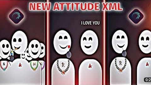 NEW ATTITUDE 3D XML FILE 👿🔥 ALIGHT MOTION || PRESET @adxbeats4146 #xml#attitude#alightmotionediting