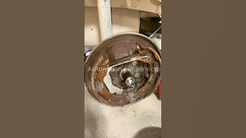 How rear brake shoe working and maintenance | #brakeshoe cleaning | handbrake