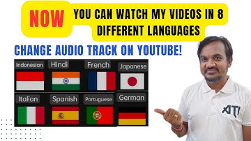 Watch My Videos in 8 additional Languages | How to Change Audio Track on YouTube