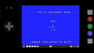 Running 67 Meme (Cassette Tapes) on MSX2+ With MSX-BASIC using WebMSX.