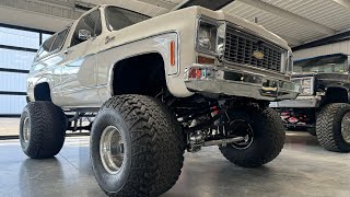 1975 classic K5 squarebody blazer power step and lots of other upgrades complete ￼