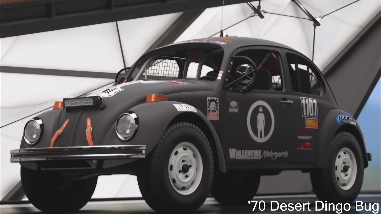 1970 Volkswagen #1107 Desert Dingo Racing Stock Bug | Stock Engine Sound & Drive | Forza Horizon 5