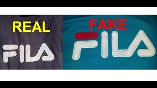 fila original and fake