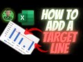 How to Add a Target Line to an Excel Chart
