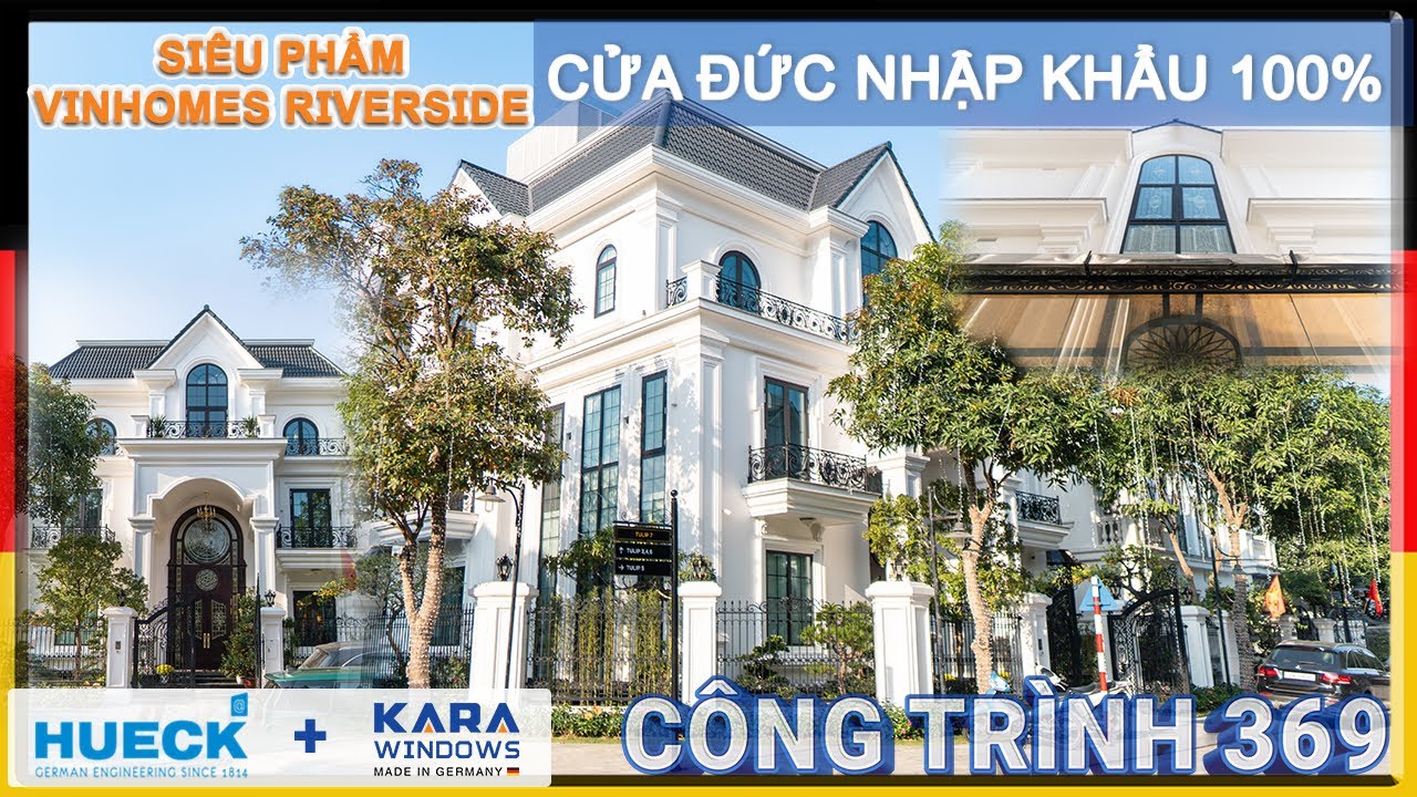 Tulip Riverside Cửa nhôm nhập khẩu Đức tại biệt thự Tulip Vinhomes Riverside - YouTube