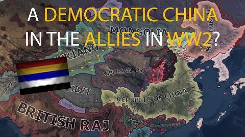 HOI4 Timelapse - What if China joined the Allies in WW2?