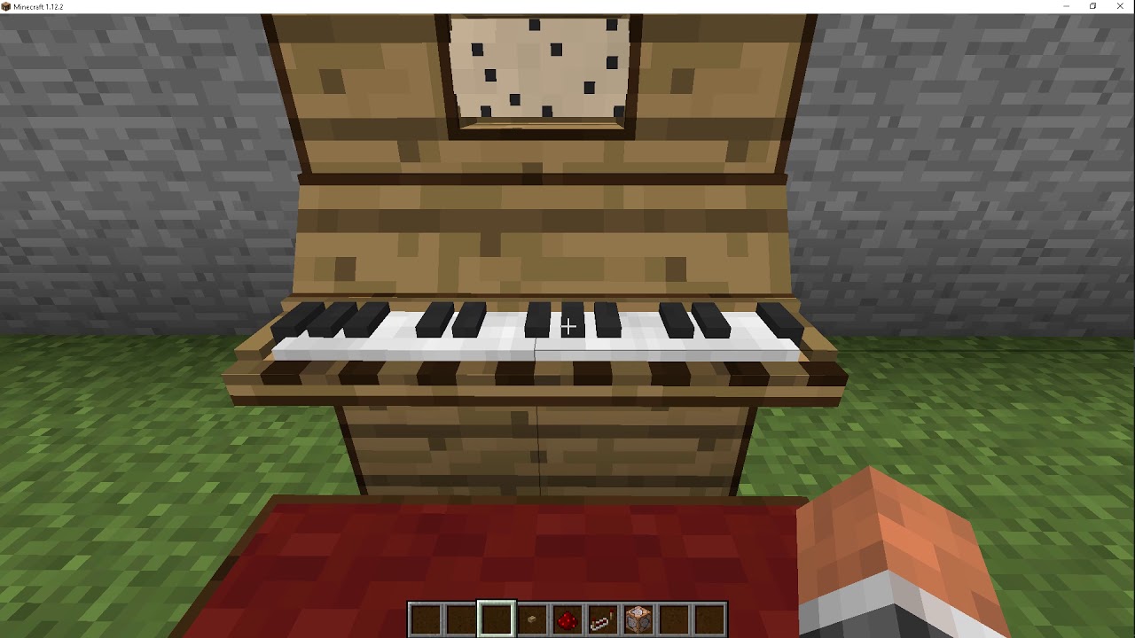 Working Piano Minecraft little tiles YouTube