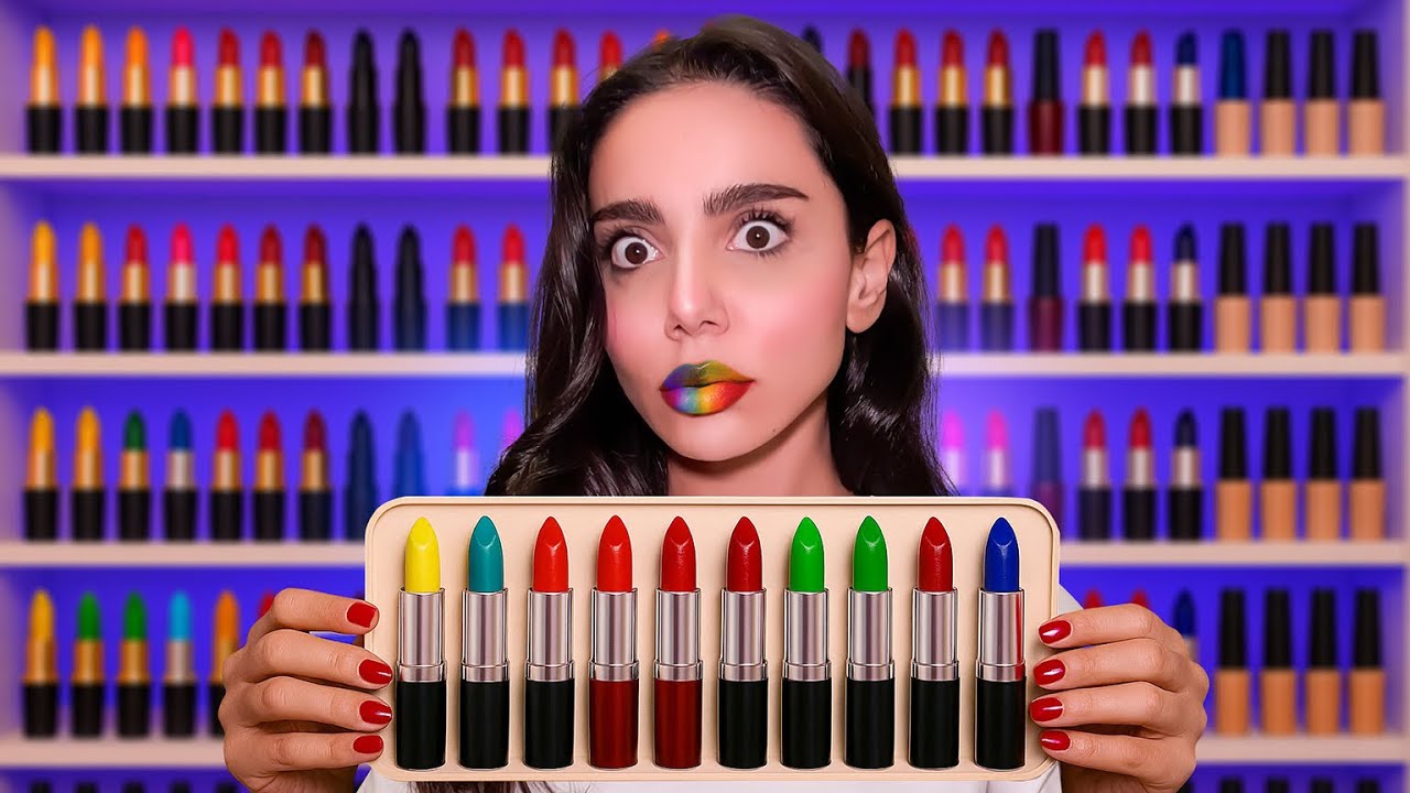 جربت أغرب ألوان الحمرة بالعالم 😱