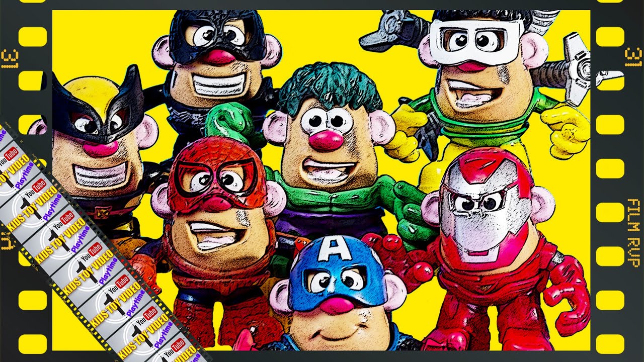 Mr. Potato Head Mixable Mashable Super Hero Collector Pack Iron Man ...