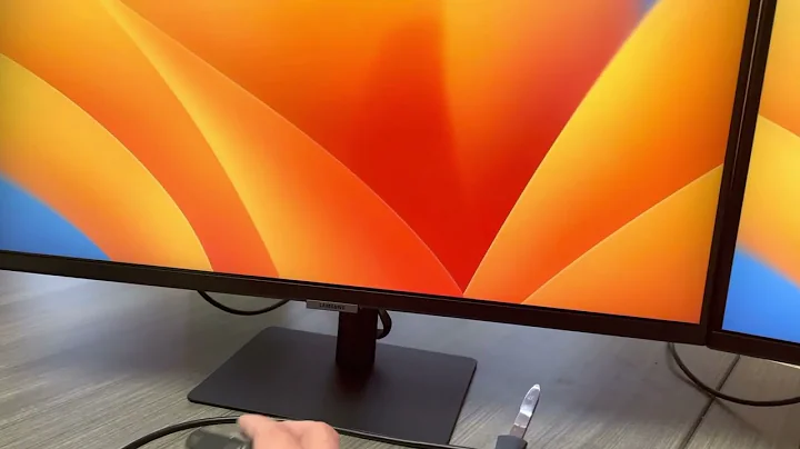 Samsung ViewFinity S8 27” 4K Thunderbolt Monitor MacBook M2 Pro Connection Time Daisy Chain