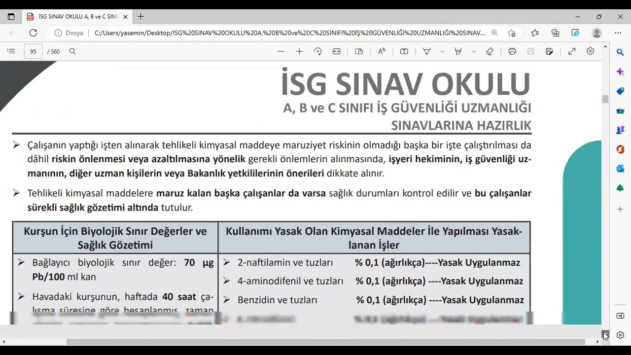 Kimyasalların Etiketlenmesi Depolanması, Kanserojen ve Mutajen Maddelerle Çalışmalar