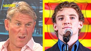 "FAIR PLAY TO HIM!" Simon Jordan REACTS to Anthony Gordon's Spanish in Barcelona Press Conference!