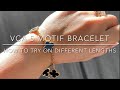 How to Try On The VCA 5 Motif Bracelet in Different Lengths | Removing Links