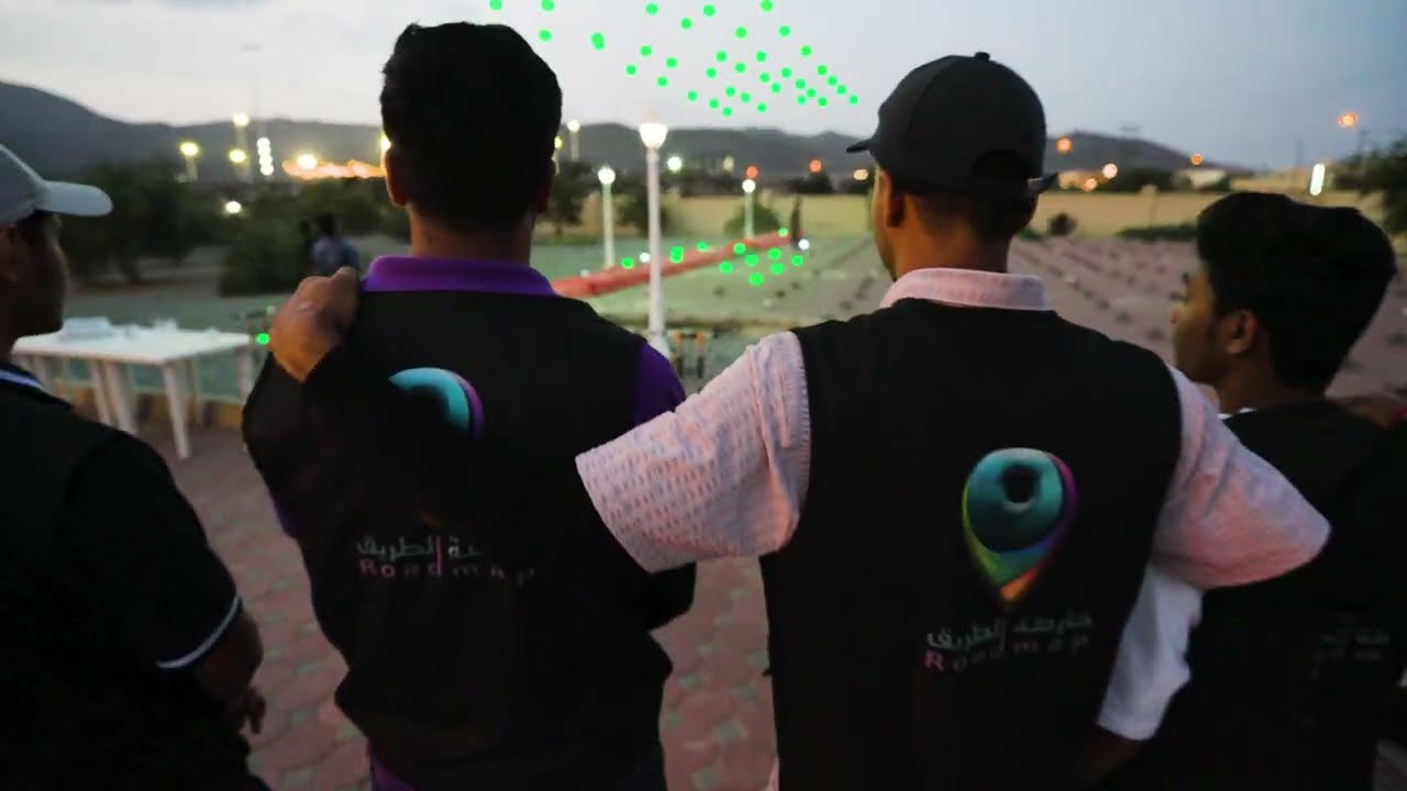 التحضير لعرض الدرون في  مهرجان الجبل الاخضر 2025