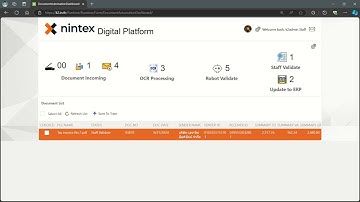 Integrated Solution: Nintex K2 + RPA + OCR A.I.