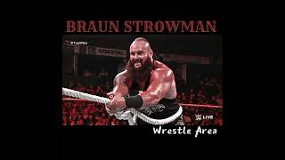 BRAUN STROWMAN'S POWER💪👿 || #shorts #youtubeshorts #braunstrowman #wwe screenshot 1