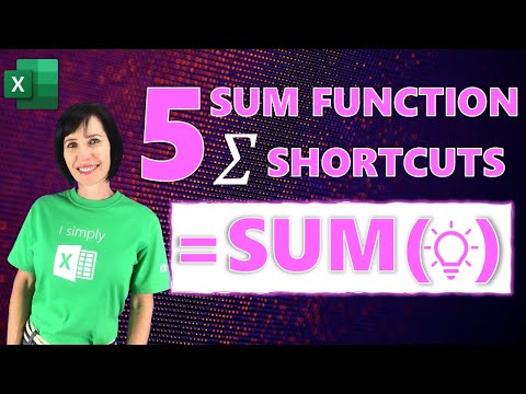 5 Excel SUM Functions Tips you MUST KNOW