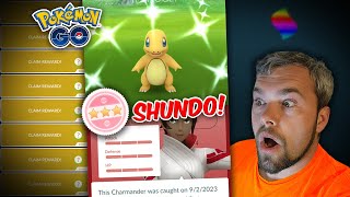 Shundo Charmander Caught & it took *THIS* many checks! (Pokémon GO)