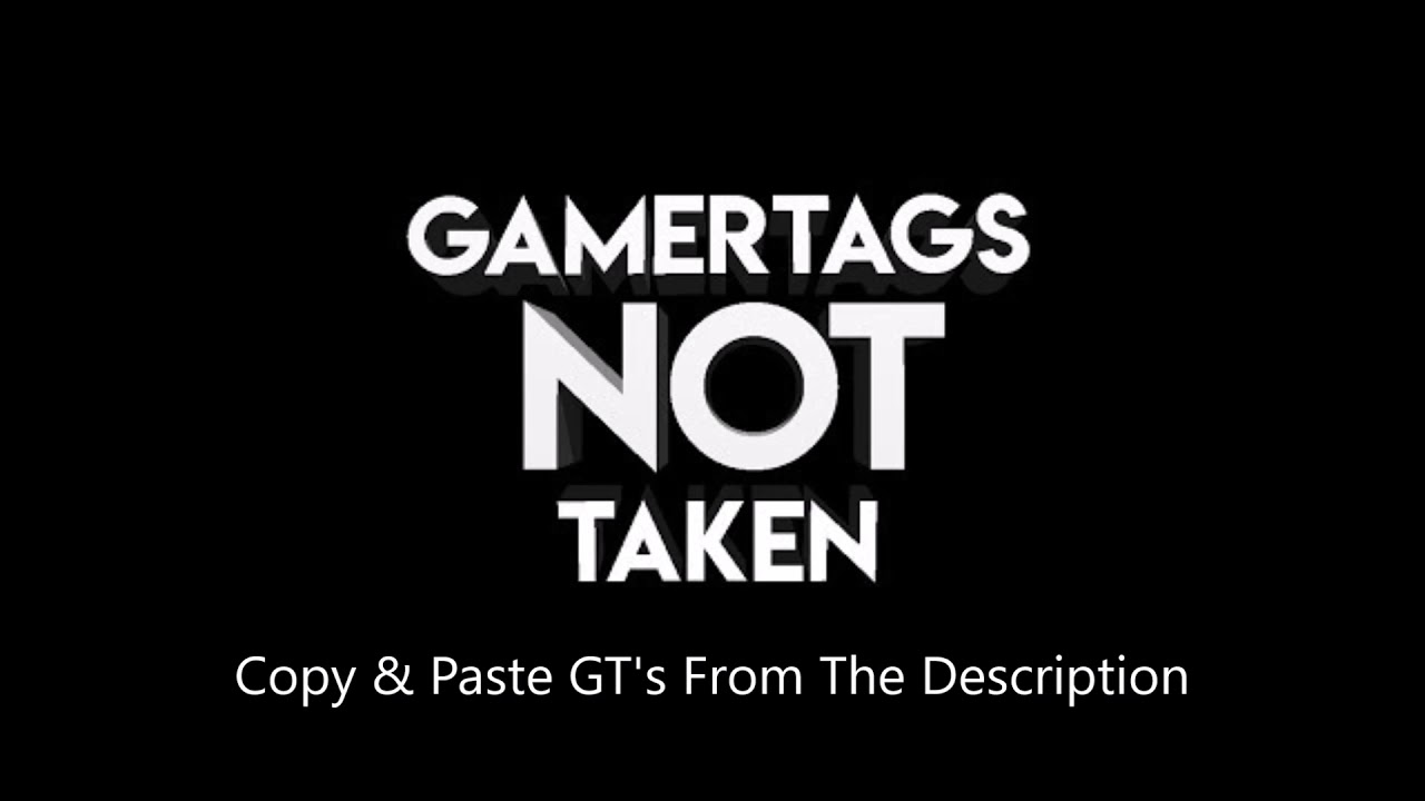 3 Letter Gamertags For Sale - 3 letter roblox names not taken 2019