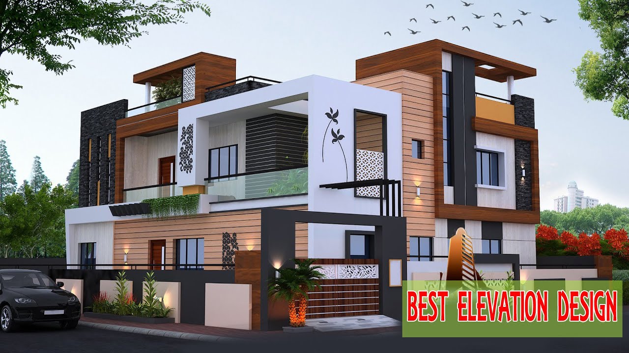 Double Floor House Front Elevation Designs for All Budget | Elevation ...
