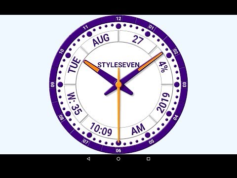 Informative Analog Clock-7