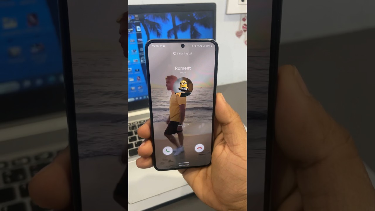 Samsung S23 call background feature 