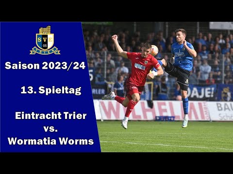 SVE-TV: Eintracht Trier vs. Wormatia Worms - Highlights (13. Spieltag Saison 23/24)