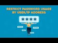 Restrict Password Usage by User/IP Address with Smart Restriction