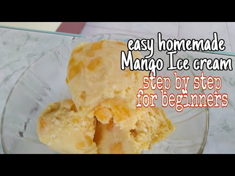 Mango Ice cream Recipe | Homemade Mango ice cream | Panlasang pinoy na Mango ice cream