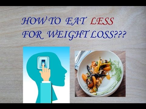 Simple tricks to eat less (+ lose weight) - YouTube