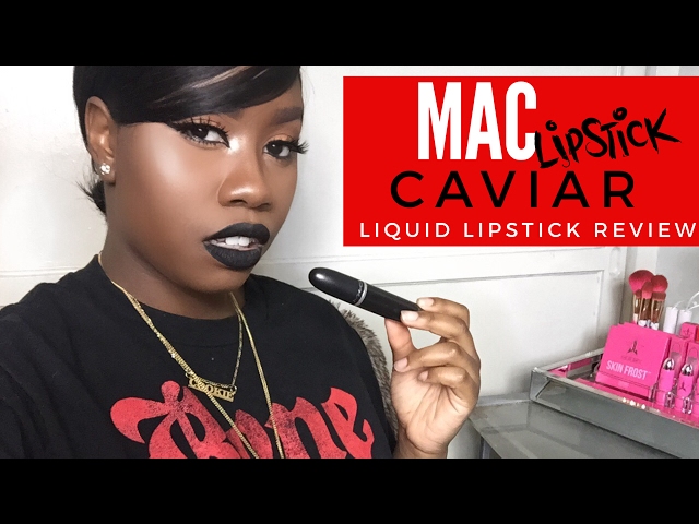 m a c retro matte liquid lip colour caviar NEW MAC Lipstick REVIEW | THE TASTEMAKER lip style M.A.C Retro Matte Liquid Lipcolour,