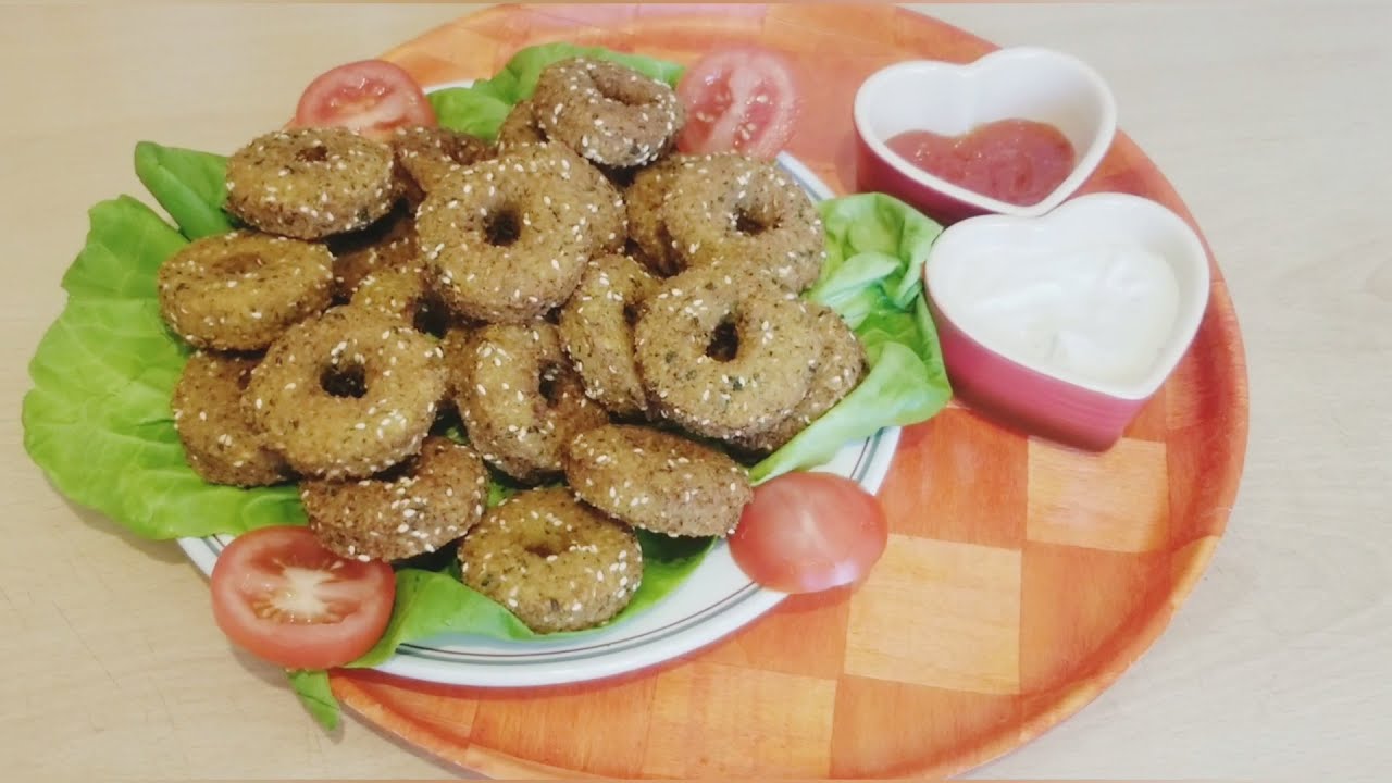 الفلافل بالسمسم (الطعمية ) اللذيذة 😍😋المقرمشة من برا وطرية من جوه علي طريقتي 💟😋👌