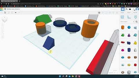 Creating Holes in TinkerCAD (2022)