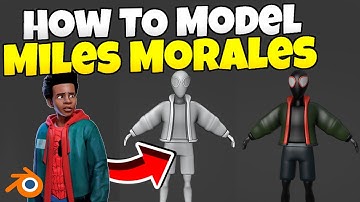 How To Model Miles Morales In 30 Minutes | Blender