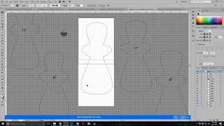 Grading/Scaling Cloth Pad Patterns | AI Tutorial