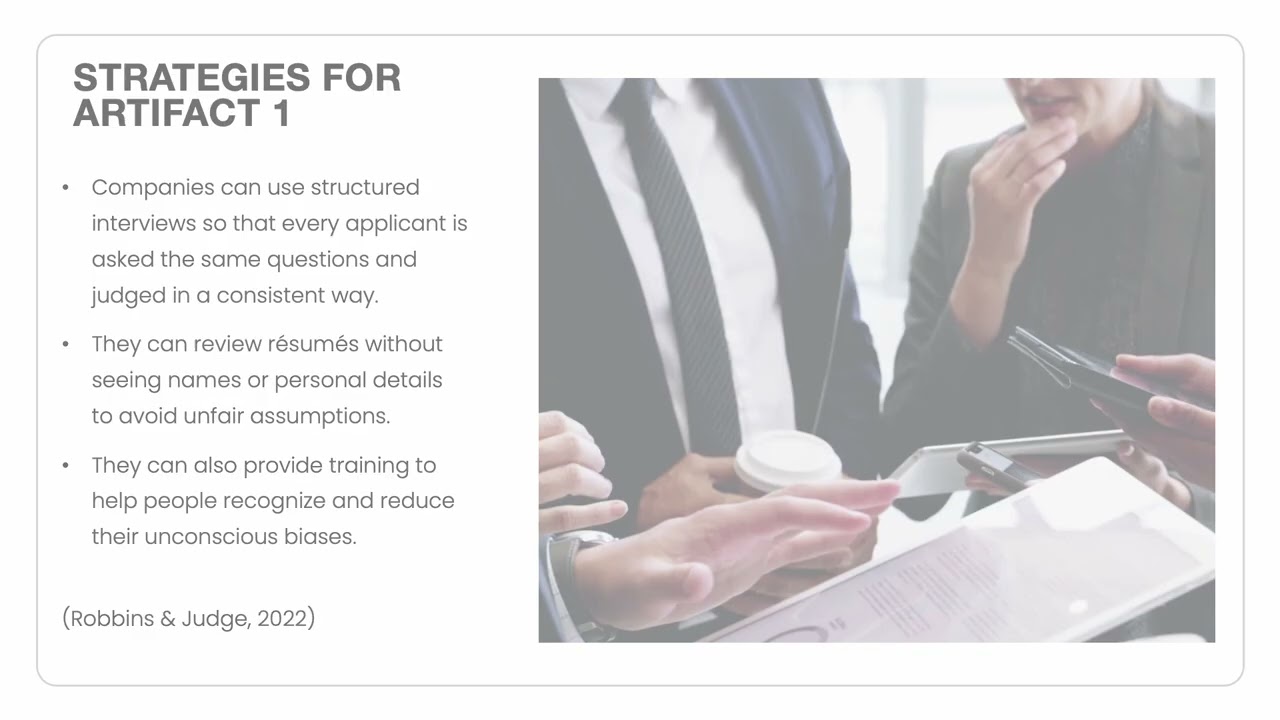 Final Project Preconceptions, Stereotypes, and Discrimination in the Workplace