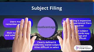 Advanced Record Management: Subject Storage Method