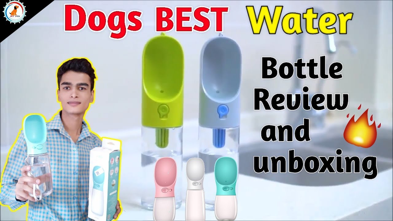 Best water bottle for dogs / portable Water bottle review and unboxing