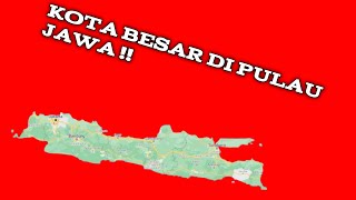 kota besar di pulau jawa. metropolitan.