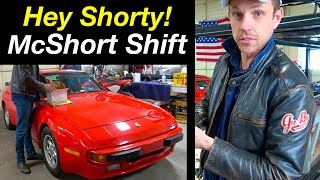 Super precision Short Shifter install in Porsche 944!