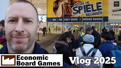 Spiel Essen 2025: Vlog Economic Board Games
