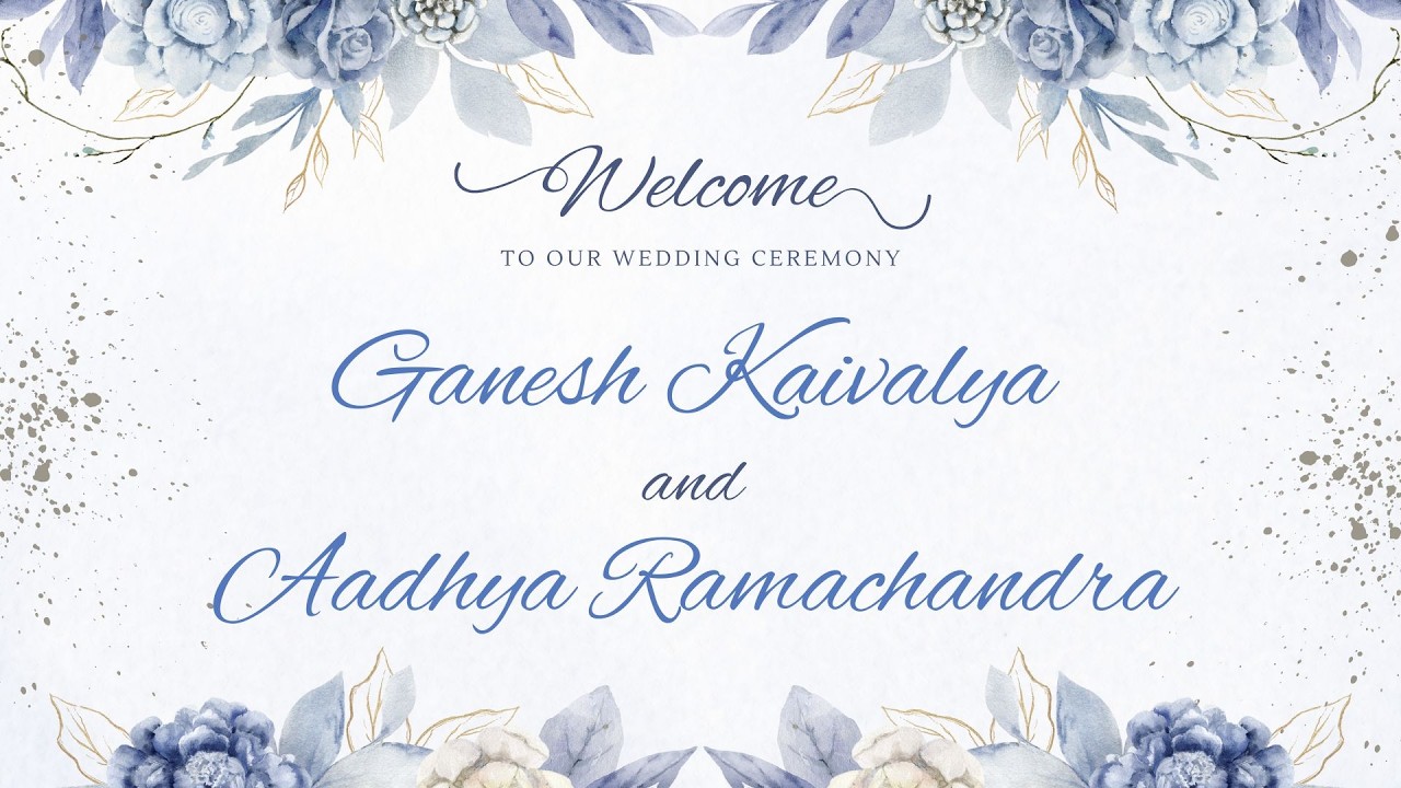 Ganesh Kaivalya & Aadhya Ramachandra | Wedding | 26th Feb 2026