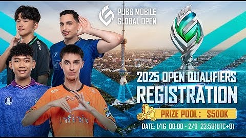 PUBG MOBILE | PMGO Open Registration